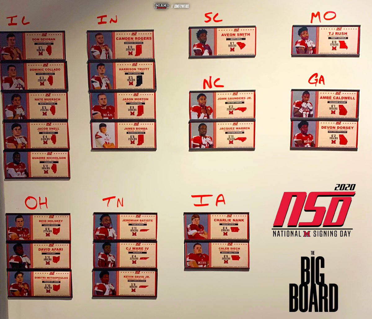 trey_neyer's tweet photo. #RedHawks20 βοΈ
23 DIFFERENCE MAKERS chose to #ComeFlyWithUs βΌοΈ
The 2019 MAC Champions got better today π
On to the next... π
Time to find some PLAYMAKERS who are #MADE2F1Y π― https://t.co/7jonlg5HPG
