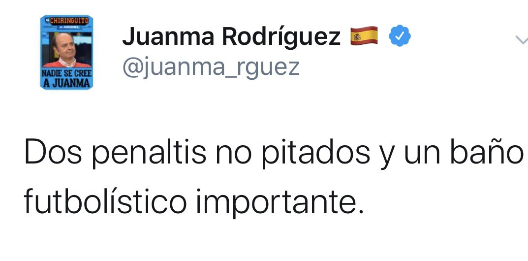 cristobalsoria's tweet photo. Ver a los gurús del real de madrid echando humo y hablando de #RoboAlMadrid mientras el equipo de Su Santidad Leo Messi sigue lider de la Liga es poesía para todos... https://t.co/XIlnBLZPZP