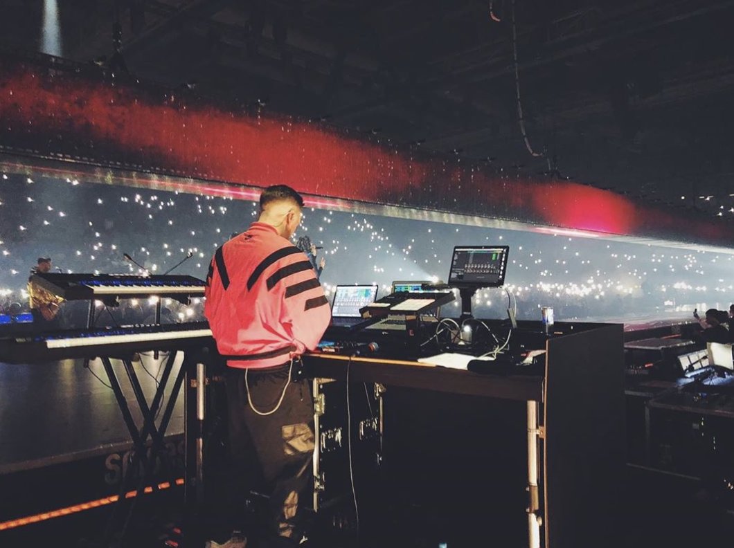 👀 @nviemotho's killer set up at Hanns-Martin-Schleyer-Halle.