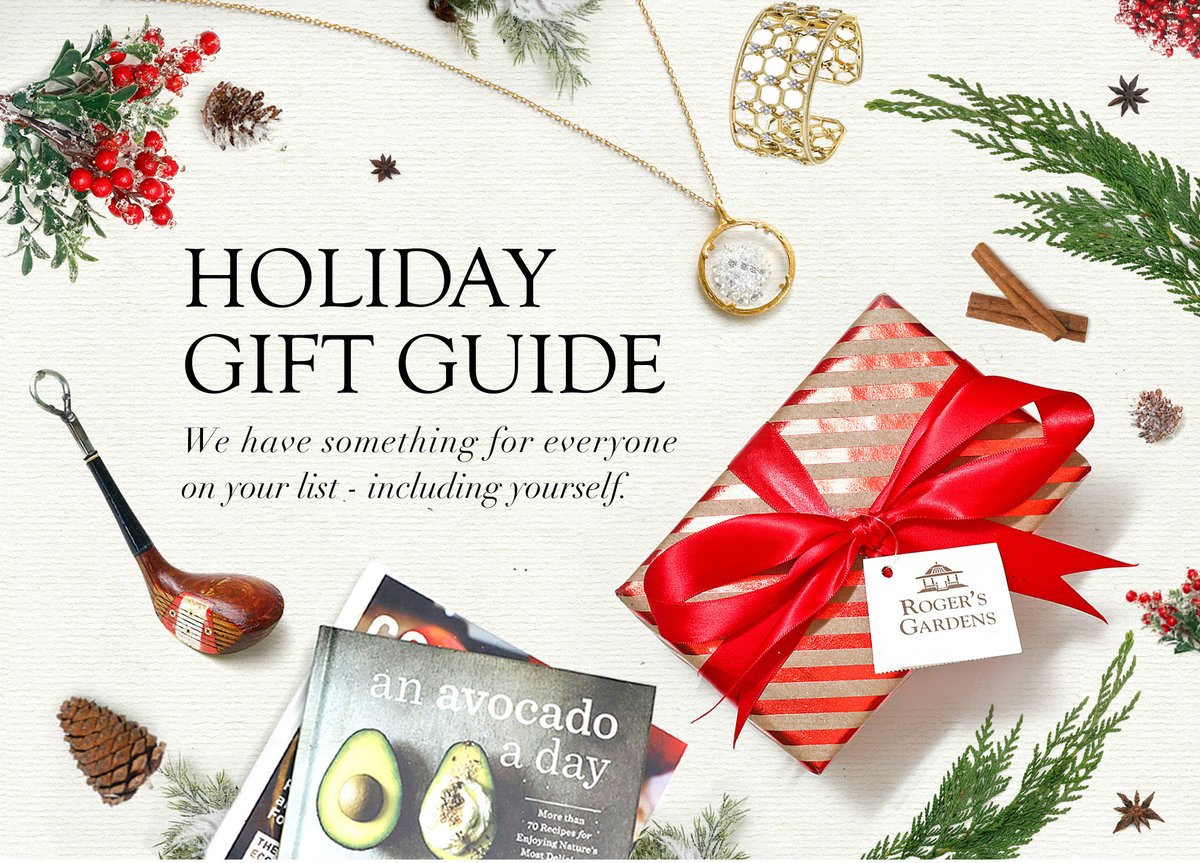 We are getting down to the wire with only a week until #Christmas. If you are all done with your gift shopping, then we applaud you! For those of you still searching, we have ideas on our online boutique and tons more in-store. 
shop.rogersgardens.com
#christmasgifts #giftideas