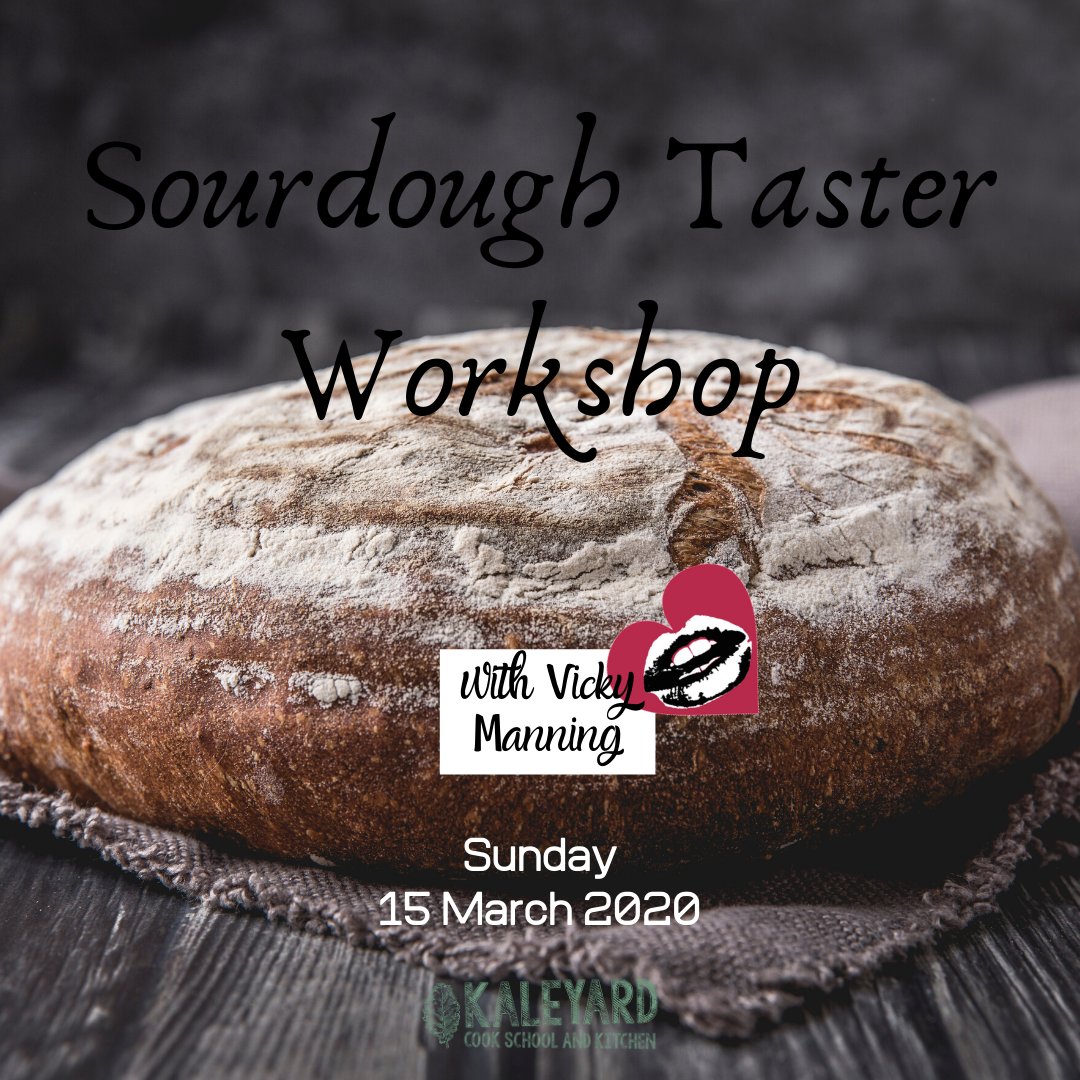 *Christmas Gift Idea*
We welcome Vicky <a href="/littlesourdough/">Vicky Manning</a> back for a second Sourdough workshop. If you want to know how to create your own #sourdough bread, then this is the class for you! Delicious homemade soup is included in your booking. 
More info => buff.ly/35M09O4