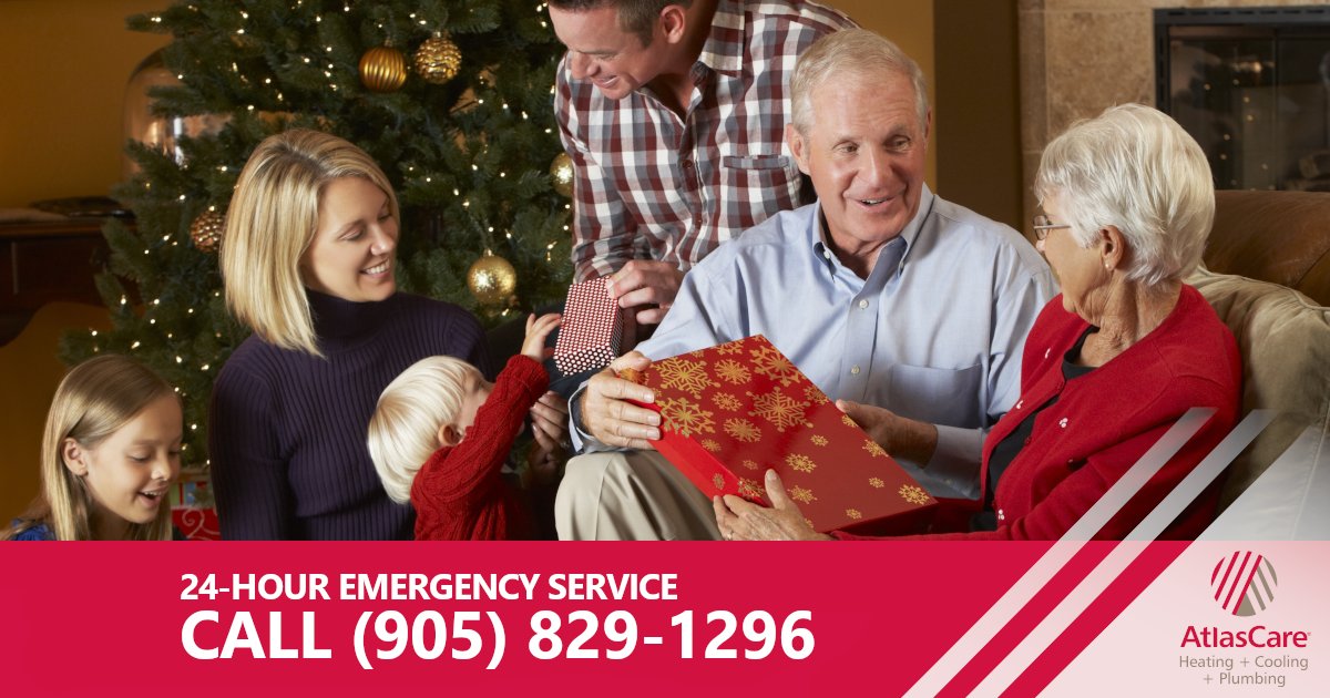 One week until #Christmas Day! 🎄 We’d like to remind you that our emergency service line will remain open over the holidays, including December 25. Call us at (905) 829-1296 and we’ll be there to help in 4 hours. #HVAC #Oakville #Mississauga
