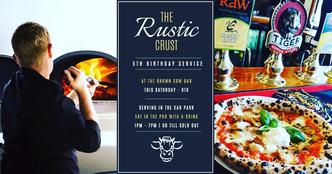 TheBrown_Cow's tweet photo. We are proud to host @TheRusticCrust this Sunday for their 5th Birthday
Come and enjoy a Proper Pizza with a Proper Pint with us.
#therusticcrust #properpub #properpint #properpizza #handpushed #woodfiredpizza #Mansfield #streetfood #pizzastalker @Everards1849 https://t.co/pAHdZeRqOk