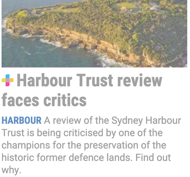 LindaBerginOAM's tweet photo. First-time local story (in 7 weeks) PAGE 25 in @mosmandaily about @harbourtrust Review. Innocuous headline, no useful information, deadline 4 days Dec 23, but same story online PAYWALL @dailytelegraph shrieks, I am confused... @sussanley @JosephCarrozzi @Birmo @DeborahSnow https://t.co/J8F9Er0WBe