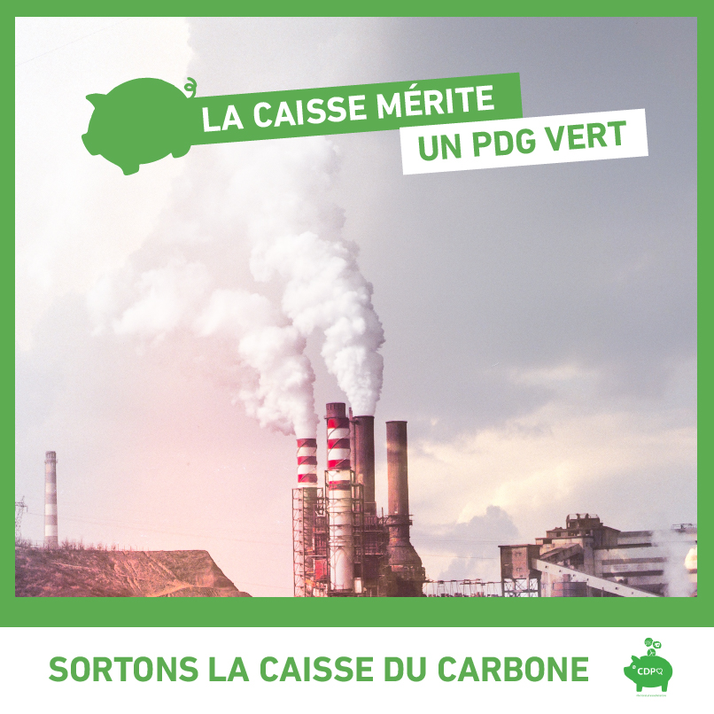 FondDavidSuzuki's tweet photo. La Caisse de dépôt et placement du Québec est engagée dans un processus de décarbonisation qui semble porter fruit. Michael Sabia quitte la direction en février. @LaCDPQ a besoin d’un.e PDG vert.e!
En temps d’urgence climatique, pas question de reculer.
#sortonslacaisseducarbone https://t.co/VRt4YEgtUg