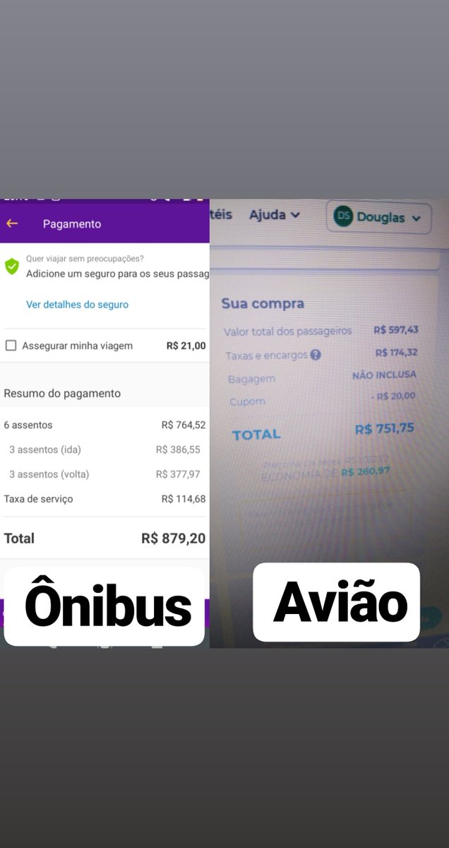 Eita que a concorrência perdeu, parabéns <a href="/MaxMilhas/">Maxmilhas</a> minhas passagens já está garantido já a    <a href="/ClickBusBR/">ClickBus</a>  perdeu não foi dessa vez que fechei