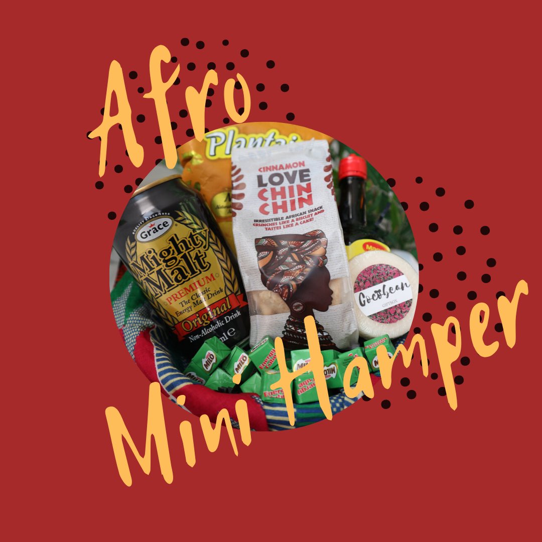 Sheila_Talks's tweet photo. Creating these lovely Afro-Mini Hampers for Christmas!
All your fav #African #snacks in a handsewn ankara wrapped basket!
#chinchin
#plantainchips
#milochocolates
#mightymalt
& more
Super affordable - a touch of colour, culture & flavour to your Xmas!
Share, like, retweet! https://t.co/QmK0r5TZUn
