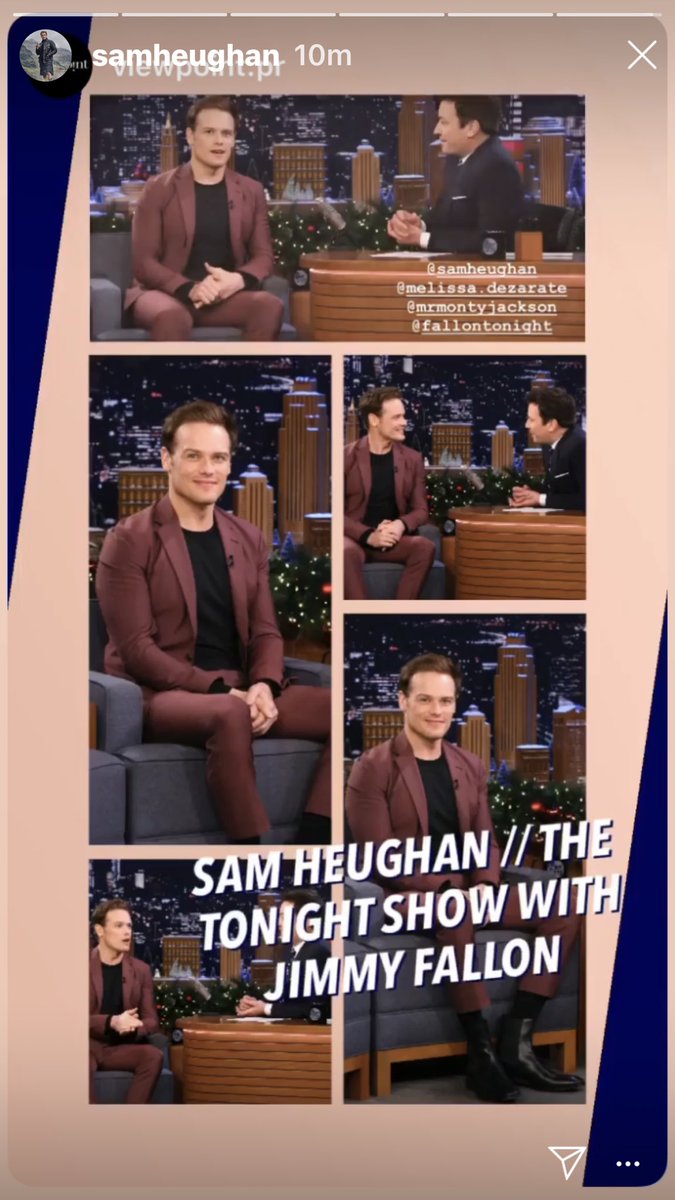 ladybay8's tweet photo. #SamHeughan
Highlighted on
#Viewpointpr #IGSTORY
#melissadezarate #mrmontyjackson
#thetonightshow https://t.co/9H2fkBFN77