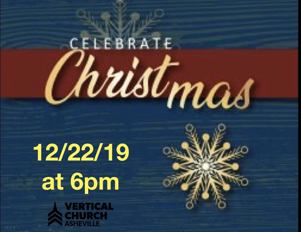Vertical_AVL's tweet photo. Join us for our very first Christmas celebration! We will have our Sunday morning service at 10:30, and then come back at 6:00 for Candles, Carols, and Communion. Afterward, stay for some hot coffee, hot chocolate, hot cider, and other tasty snacks. Bring your friends! #AdoreHim https://t.co/tn8QJ7KaAj