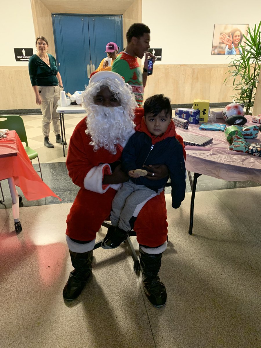 Annual Holiday party for the Vaux community. Thanks, Santa!