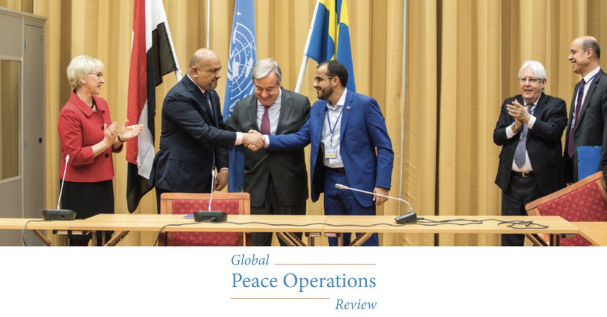 nyuCIC's tweet photo. @ipinst @IntPeacekeeping @UNGlobalPulse @UNPeacebuilding @UNPeacekeeping @UNDPPA @minujusth @UN_CAR @MONUSCO @EffectivePOps #UN #peace operations took a definitive turn in 2019, shifting away from large, multidimensional, "conflict management" operations toward models that are smaller, more flexible, and more reliant on partnerships. Learn more in the new #PeaceOpsReview here: https://t.co/YsVxpds5Ui https://t.co/HU2RJi4J02