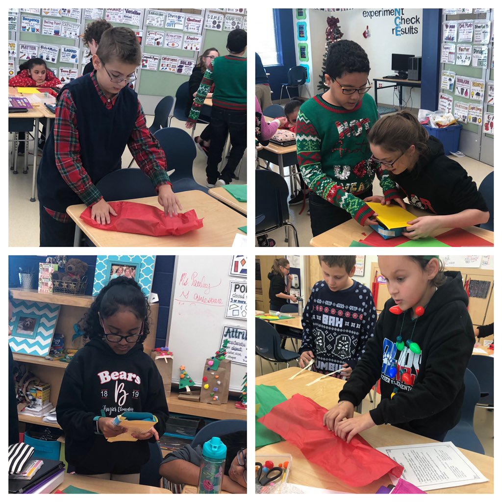epauley804's tweet photo. And that’s a wrap...our cookies are packaged and ready to mail! Lots of creativity and innovative thinking by our @FrazierBears https://t.co/Cd2cOB85zk