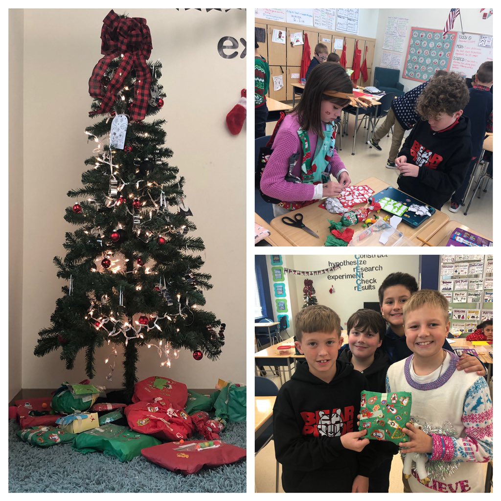 epauley804's tweet photo. And that’s a wrap...our cookies are packaged and ready to mail! Lots of creativity and innovative thinking by our @FrazierBears https://t.co/Cd2cOB85zk