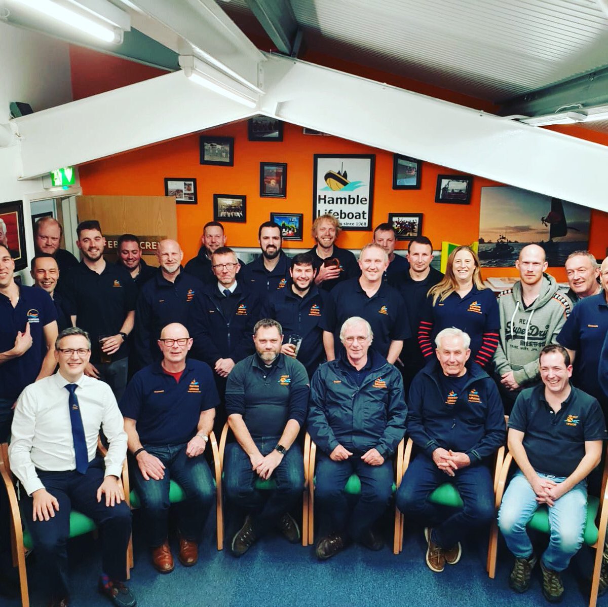 Hamble Lifeboat Crew Awards Evening 2019. Thank you everyone. #independentlifeboat #lifeboat