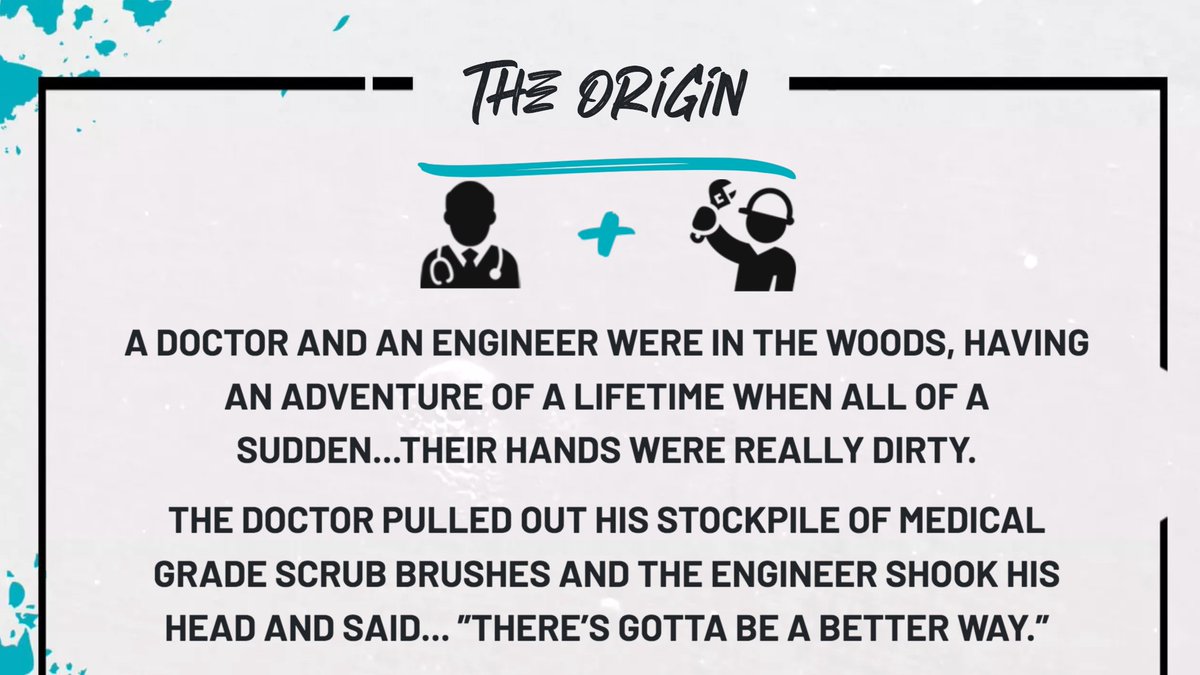 FunkOffOutdoors's tweet photo. That's right, Funk Off is the brainchild of an engineer and a doctor, two friends who both love adventure. An eco-friendly solution to all the messes that come with adventure. Learn more at https://t.co/YRE3hZd2pA. #GetTheFunkOff #StoryTime https://t.co/ewBFxYlmMG