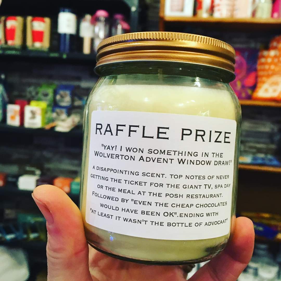 welovewolverton's tweet photo. Massive thanks to the wonderful @mrsbsemporium for our very own Advent Candle!!!
And another amazing raffle prize from our lovely friends @sewandgrowmk  Eco Wrapping!!! https://t.co/ymyDAkiYee