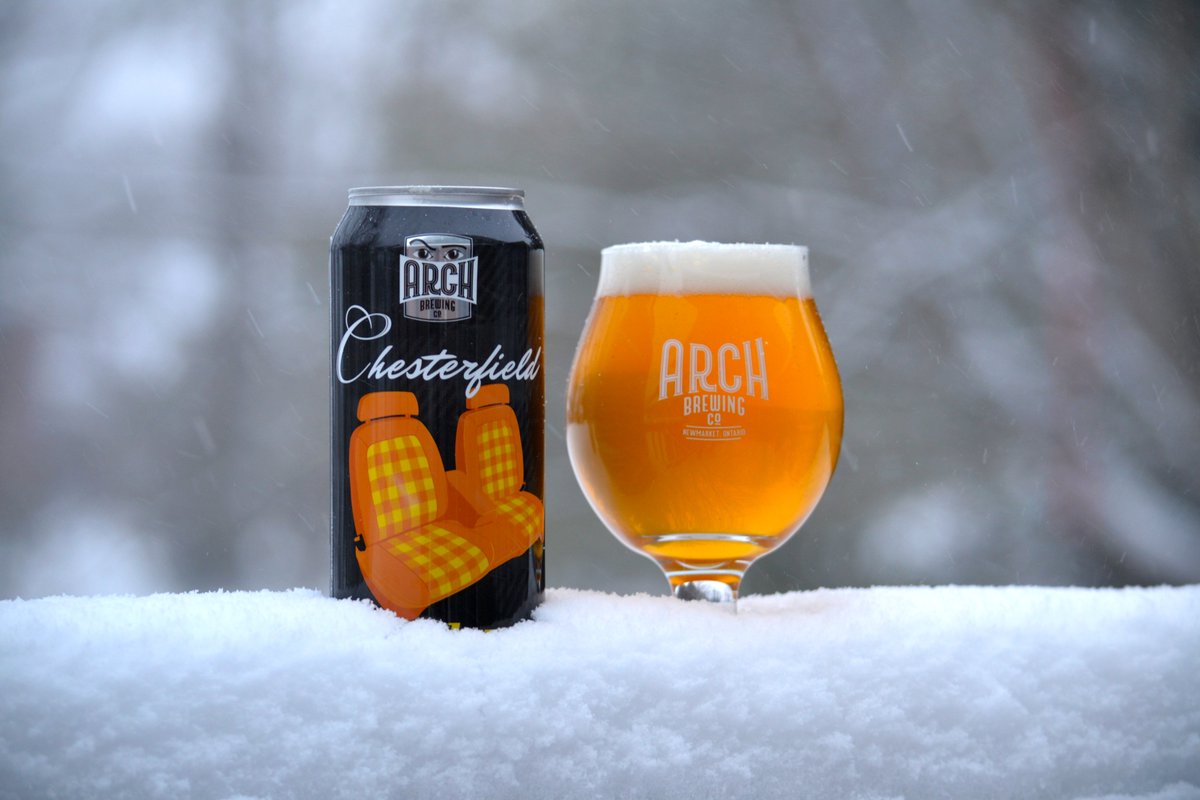 On a snowy day like today relax by the fire and enjoy a Chesterfield.  #craftbeer #Newmarket #snowday #ontariocraftbeer #WednesdayWisdom