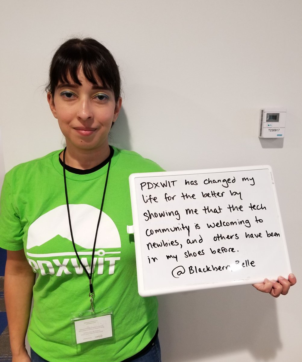 PDXWiIT's tweet image. We asked our community how PDXWIT has changed Portland + their lives for the better. Here&apos;s what they said! 

Our organization would not be here today without the support of our community. Please consider donating to our Give!Guide campaign: bit.ly/2Xd5UAZ 

#dogood2019