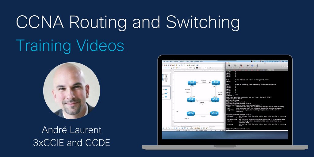LearningatCisco's tweet photo. Working for the #CCNA Routing and Switching certification before the exams retire in February? Add these interactive, on-demand training videos to help you prepare for the #ICND1, #ICND2 and CCNA exams: https://t.co/wxKTKSNYbm #CiscoCert #KeepGoing https://t.co/KBlS95gtf7