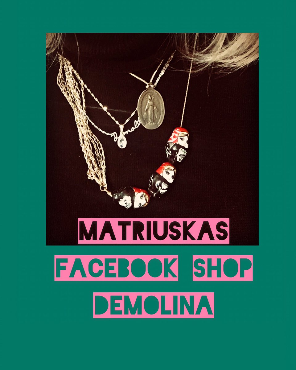 demolinashop1's tweet photo. Matrioskas on your neck. Collar “Matriuskas” ##matriuskas #necklace #collar #matriuskanecklace #matriuskas #matrioskas #matrioska #moscu #rusia #russiandoll #russiangirl🇷🇺 #demolinashop https://t.co/mwevx9ElX9