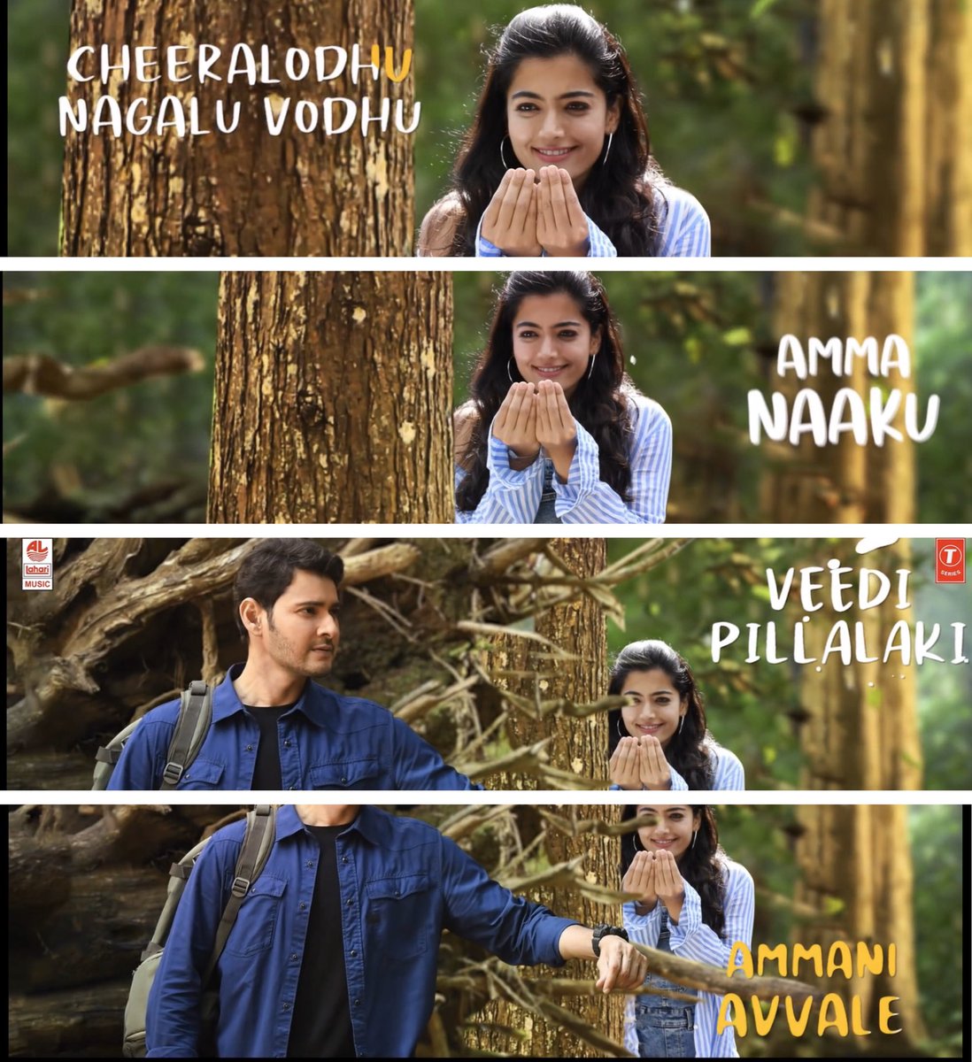 bhavanitweeting's tweet photo. #HeIsSoCute 😍😍
Not just @urstrulyMahesh @iamRashmika U r super cute😍
U own tz song w ur expressions&amp;dance moves.A little tomboy,a little feminine WOW🤩 
@ShreeLyricist such a direct attack😂 
Keep rocking @ThisIsDSP @Madhupriya1996 
#SarileruNekkevvaru 
https://t.co/9am62GMjmi https://t.co/zIiKhL8FME