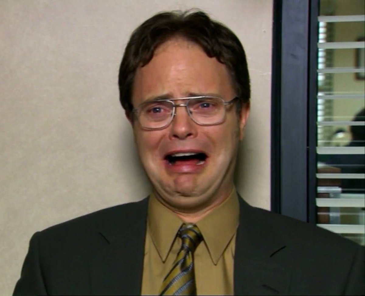 DwightSchrute_'s tweet image. January 2019: "This is my year! I'm going to achieve so much."

December 2019: