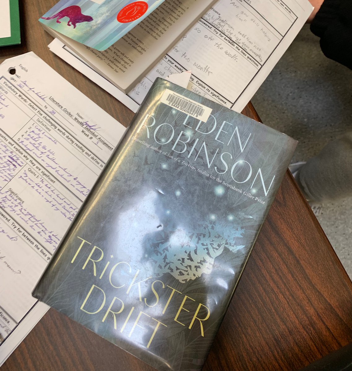 When a student goes to the public library to take out the second book in the series ❤️📖 #literaturecircles #studentchoice #indigenousliterature #englishfirstpeoples #representationmatters