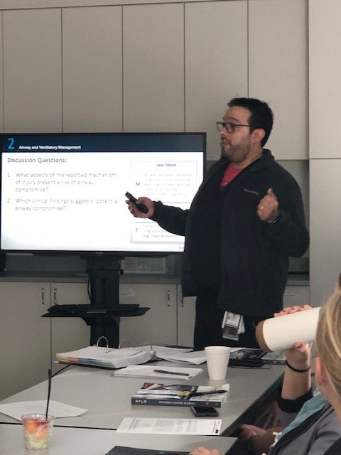 TCHQUEST's tweet photo. Always happy to partner with #TCHtrauma @bnaikma @amvogelmd @pemdoc and more for a wonderful ATLS course! 10th edition more case-based, experiential learning! @TexasChildrens @TXChildrensPEM @MelissaCashin1 @DrBramPedsER @2002_juliabelle @CaraDoughty1 @RoyanneLichlit1 https://t.co/HkGw9QCiV4