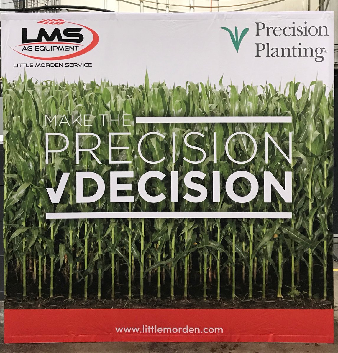 LMSAgEquipment's tweet photo. Ready for trade show season with this new backdrop, you'll find us at St Jean Farm Days, @MBAgDays and @CropConnect . Make sure to stop by and say hi! #maketheprecisiondecision #cropconnect #mbagdays #stjeanfarmdays https://t.co/2rDYP6fJ3y