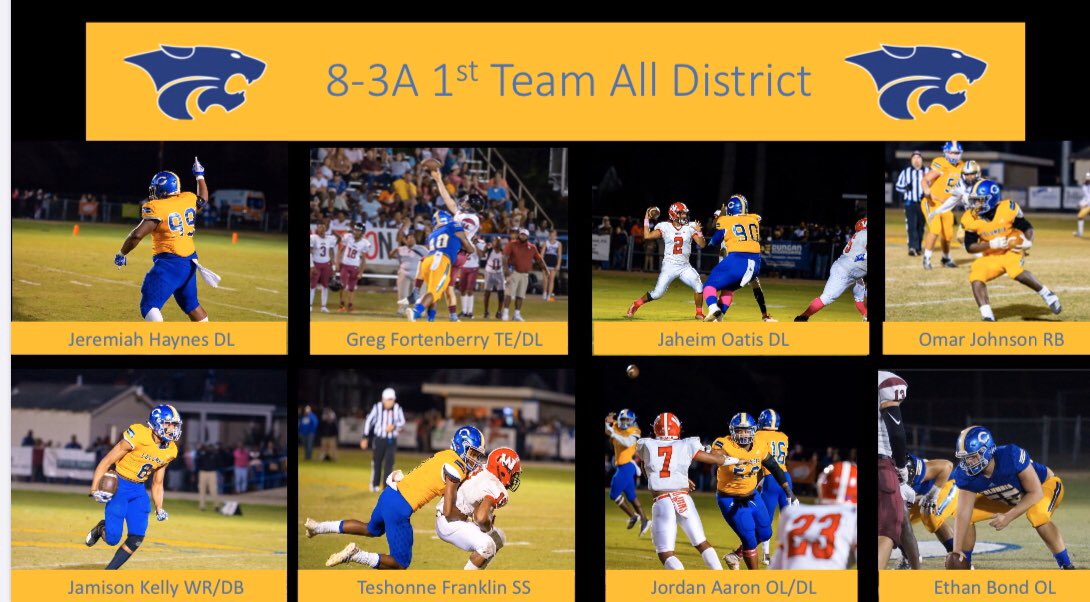 ColumbiaCatsFB's tweet photo. Congratulations to all of our Wildcats who made the all district teams! #ATL https://t.co/5Y2SBtn5YI