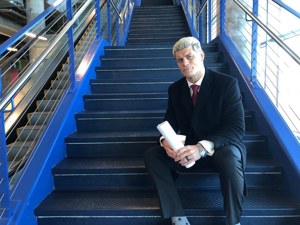 CodyRhodes's tweet photo. 2007 - 2019

Excited to have our last #AEWDynamite of the year in this arena tonight. https://t.co/dyCJoKx2Wd