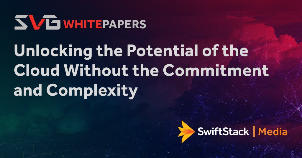 SwiftStack's tweet image. #SVGSummit Take Home Reading. SVG White Paper | Unlocking the Potential of the Cloud Without the Commitment and Complexity By Vince Auletta Director, Media Solutions, @SwiftStack #cloud #media & #entertainment #esports #storage #svg @sportsvideo bit.ly/35InHnn