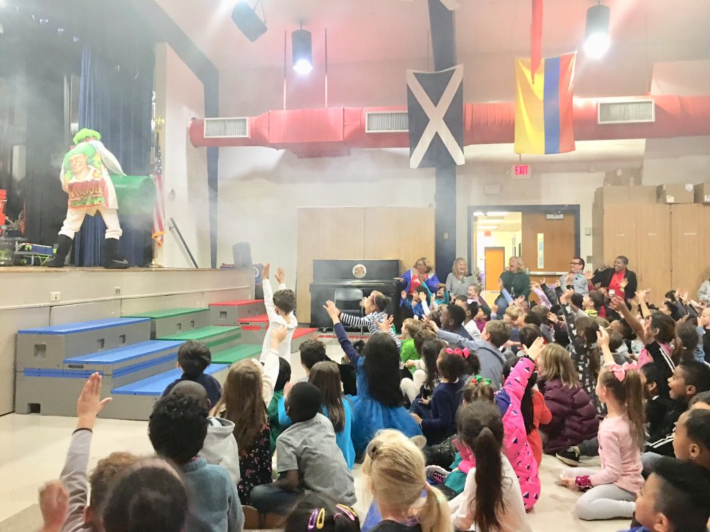 We were so engage during our visit from “The Science Machine.” He had our undivided attention, while teaching us to love science, and have fun doing it. 👏The experiments were awesome! 👏<a href="/EmilyBoatright/">Emily Boatright</a> <a href="/APS_SarahSmith/">SarahSmithElementary</a>