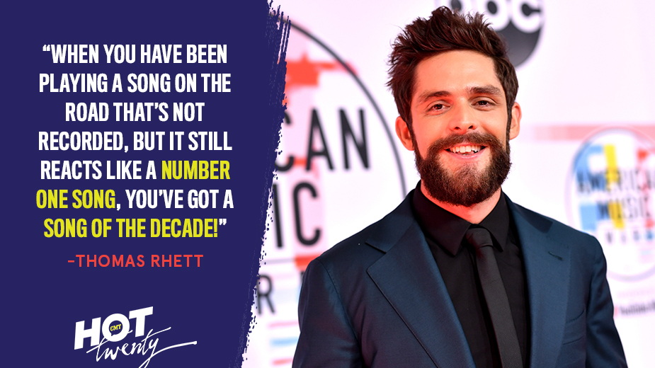 cmtHot20's tweet photo. From controversies to game- changing cover tunes that you can’t get out of your head. What song from the last DECADE stopped you in your tracks? #Hot20decade https://t.co/ntShBVEWAo