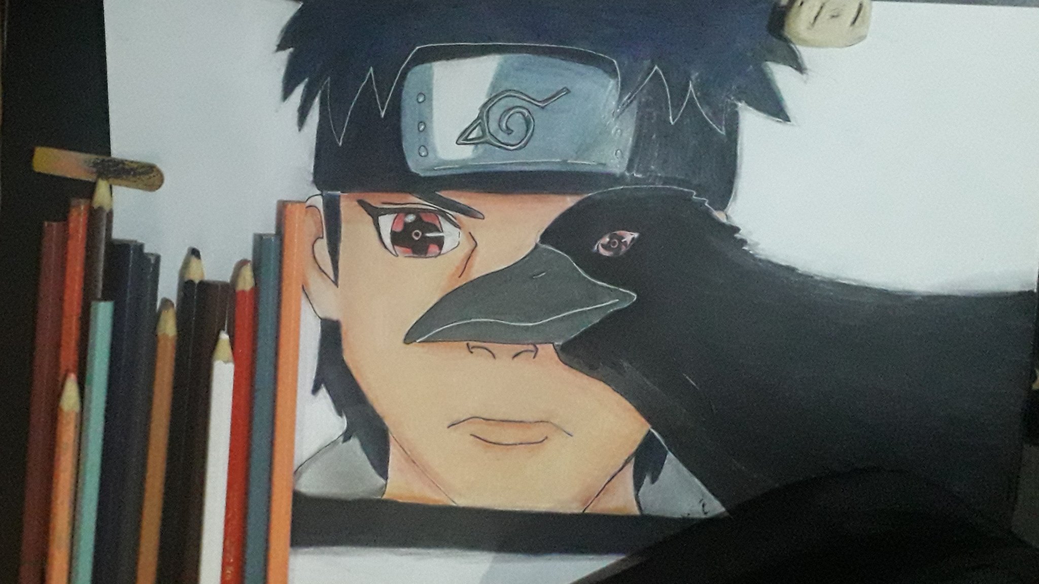 Luggf sur X : Acabei de fazer um desenho do Shisui, o que acharam??   / X