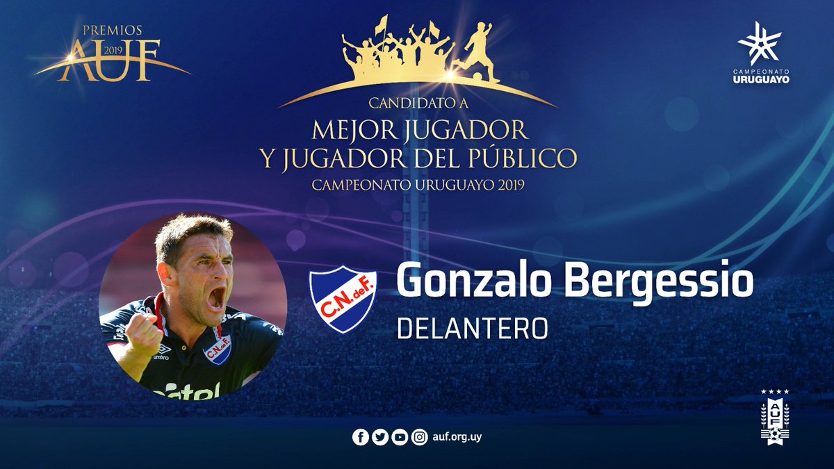 LigaAUF's tweet image. #PremiosAUF 🏆🏅

🔁RT a Gonzalo Bergessio para darle el voto del público como #MejorJugador, integrante del #EquipoIdeal y #JugadorDelPúblico del @CampeonatoAUF 2019.
@Nacional