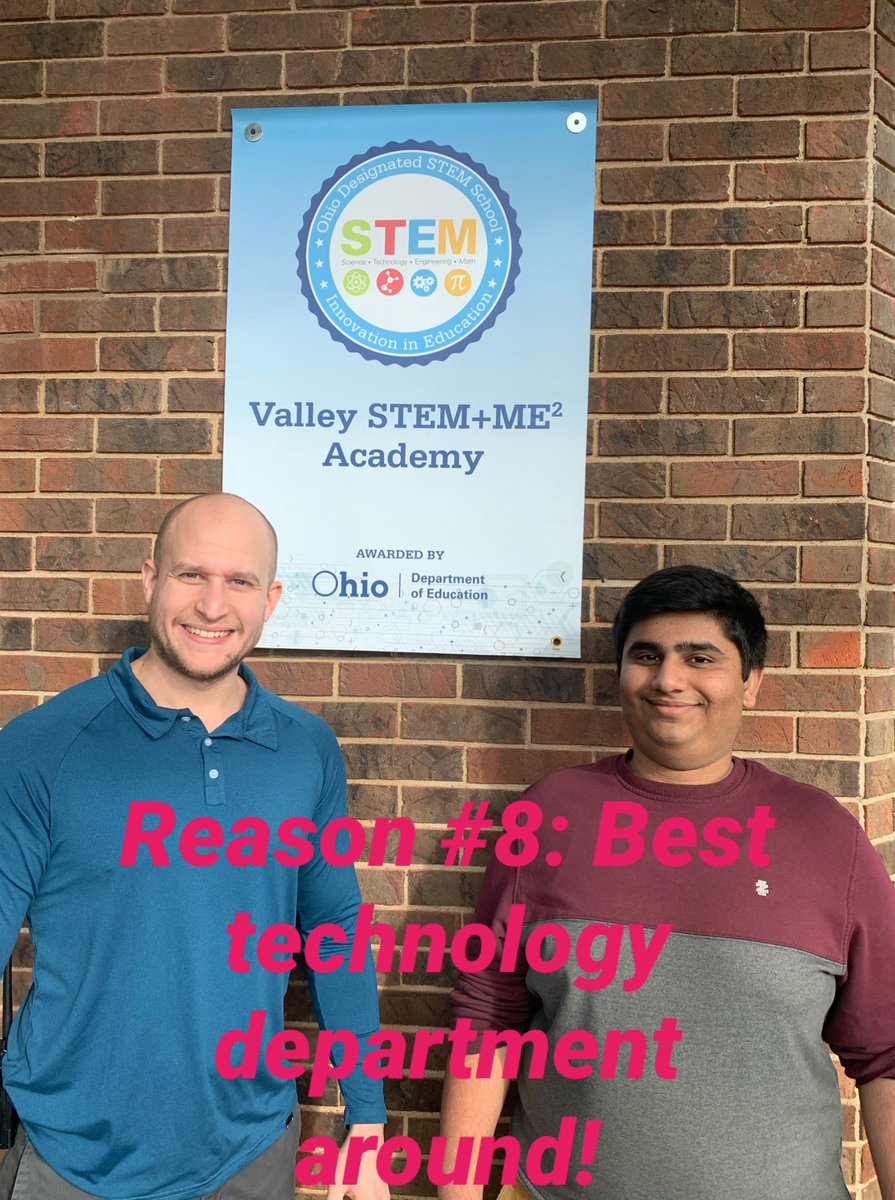 STEMAcademy2's tweet photo. The 12 Days of STEM continued! Reason #10- WHY CHOOSE STEM? because the Governor chooses our site for #OhioCabinetDay @MaraBanfield  @MCCTC  @PrincipalZ  @jcene2019  @Zac_Cap  @CoachCampbell75 @MichaelLopucho1  @lets_brocknrol  @MrWright_STEM @Hamp_58 https://t.co/u6cTFnA6oz