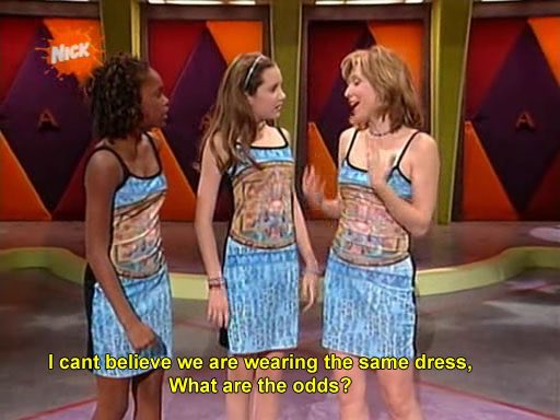 amy_green's tweet photo. I don’t know where this ugly blue dress came from, Dolce and Gabbana or dELiA’s, I don’t care, but I keep seeing it in stuff from the late 90s/early ‘00s (‘Bring It On’, ‘Passport to Paris’, ‘The Amanda Show’) and I want to know WHY. Fashion SOS. https://t.co/ubbtyNNc86