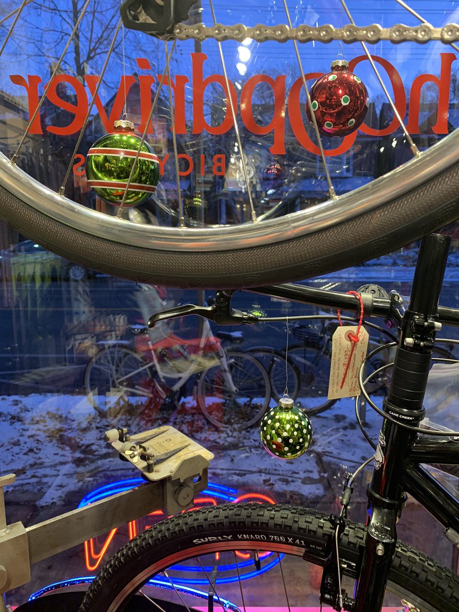 Hoopdriver Bicycles will be closed for the winter holidays from Sun Dec 22 thru Mon Jan 6, 2020. We wish you &amp; yours all the best this holiday season &amp; thru the New Year!