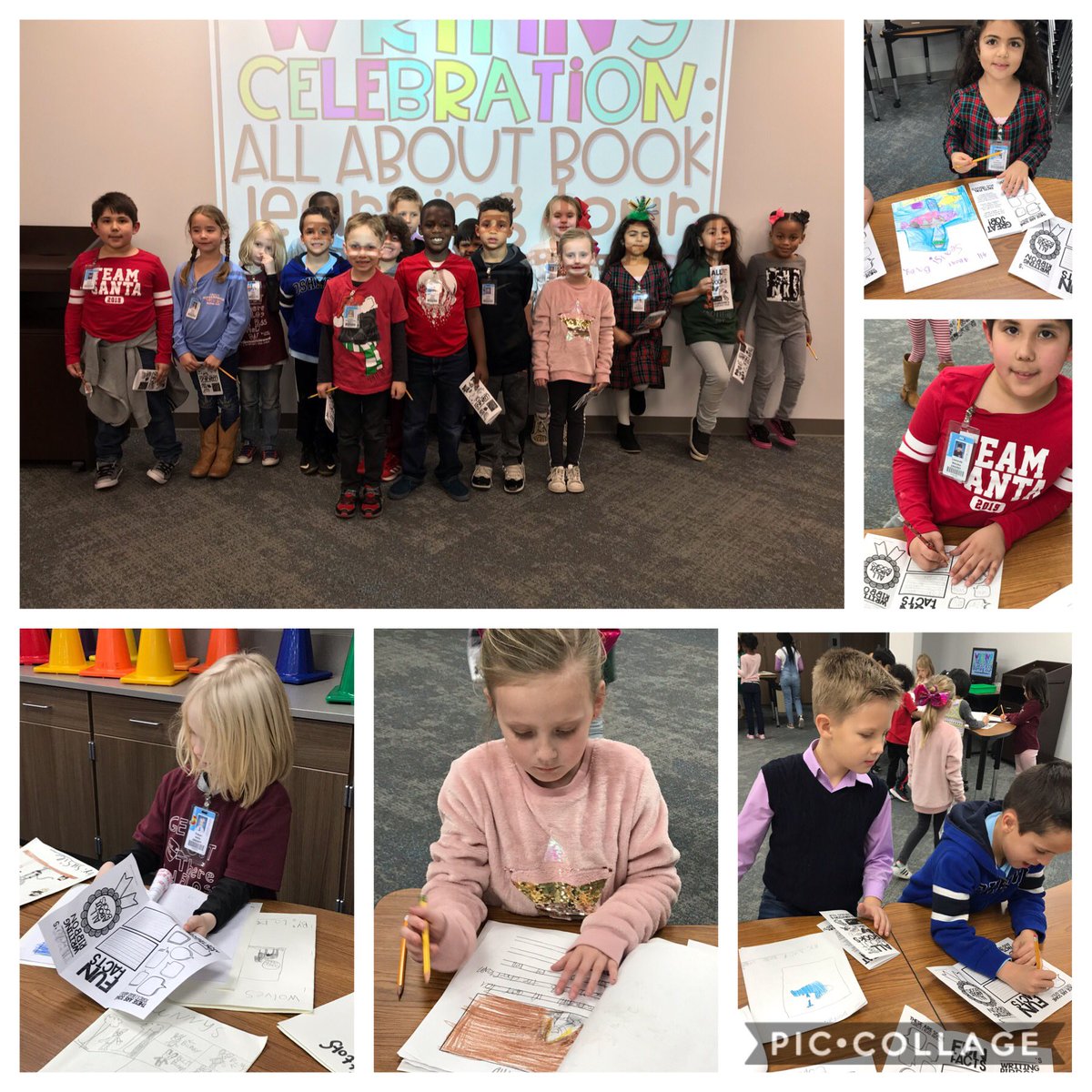 First graders loved being authors of nonfiction books and sharing with other classes! #creechpride