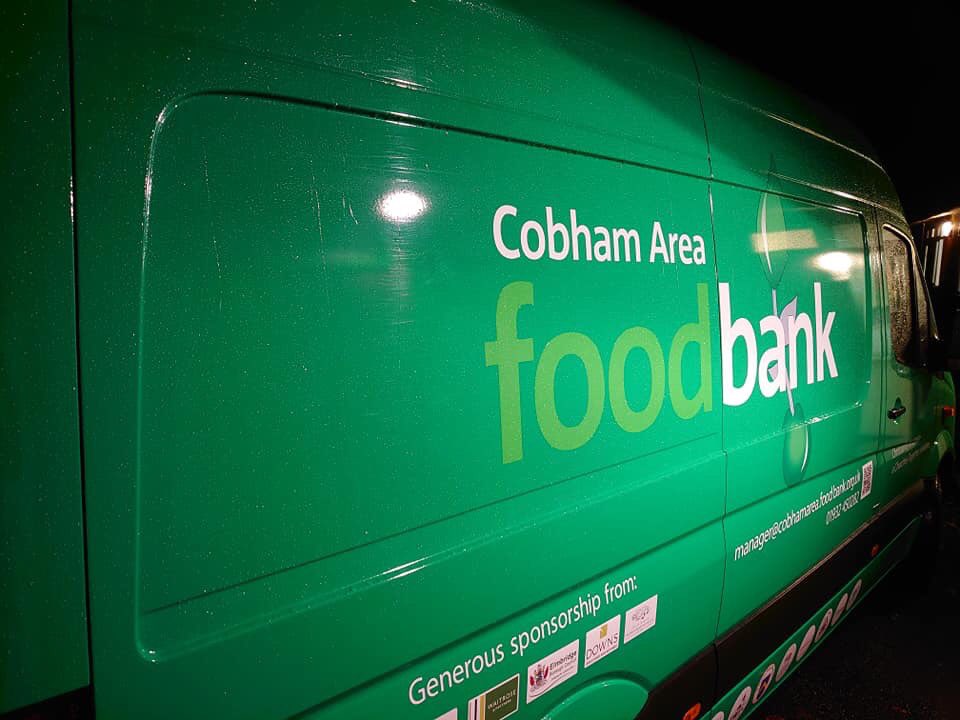 1stOxshott's tweet photo. Very proud tonight handing about 80kg donations from @1stOxshott Cubs to @FoodbankCobham Very humble to help the ¾ of tonne of food being donated this week in the local area ready for Christmas and winter. Well done cubs! #communityimpact @surreyscouts @BearGrylls #scoutingproud https://t.co/vzwgiTQqao