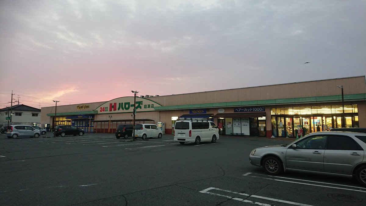 アイビス ハローズ庭瀬店 元 庭瀬サティ食品館 痕跡いっぱい サティ食品館が存在したことを伝える貴重なお店 マイカルナック商事の大店法プレートは初めて見た