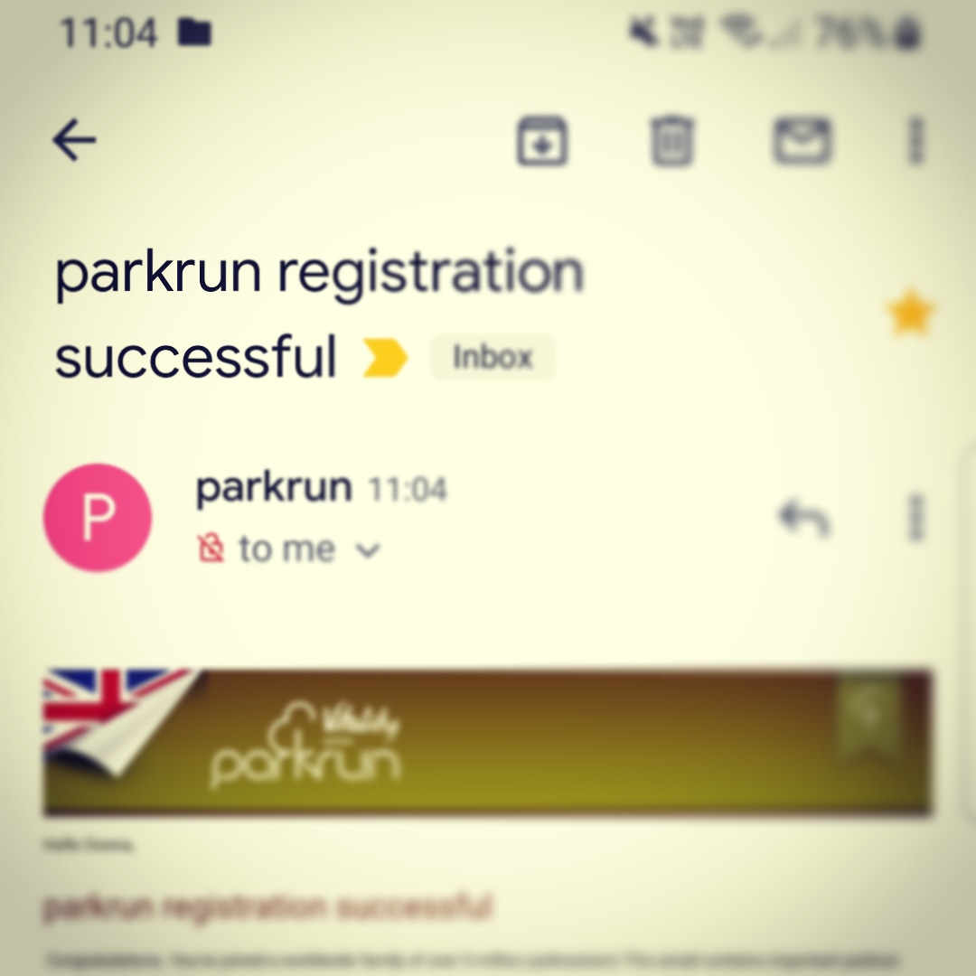 DJ_2377's tweet photo. This is happening in january then 🙈 #parkrunnewbie https://t.co/GHW51CkCSY