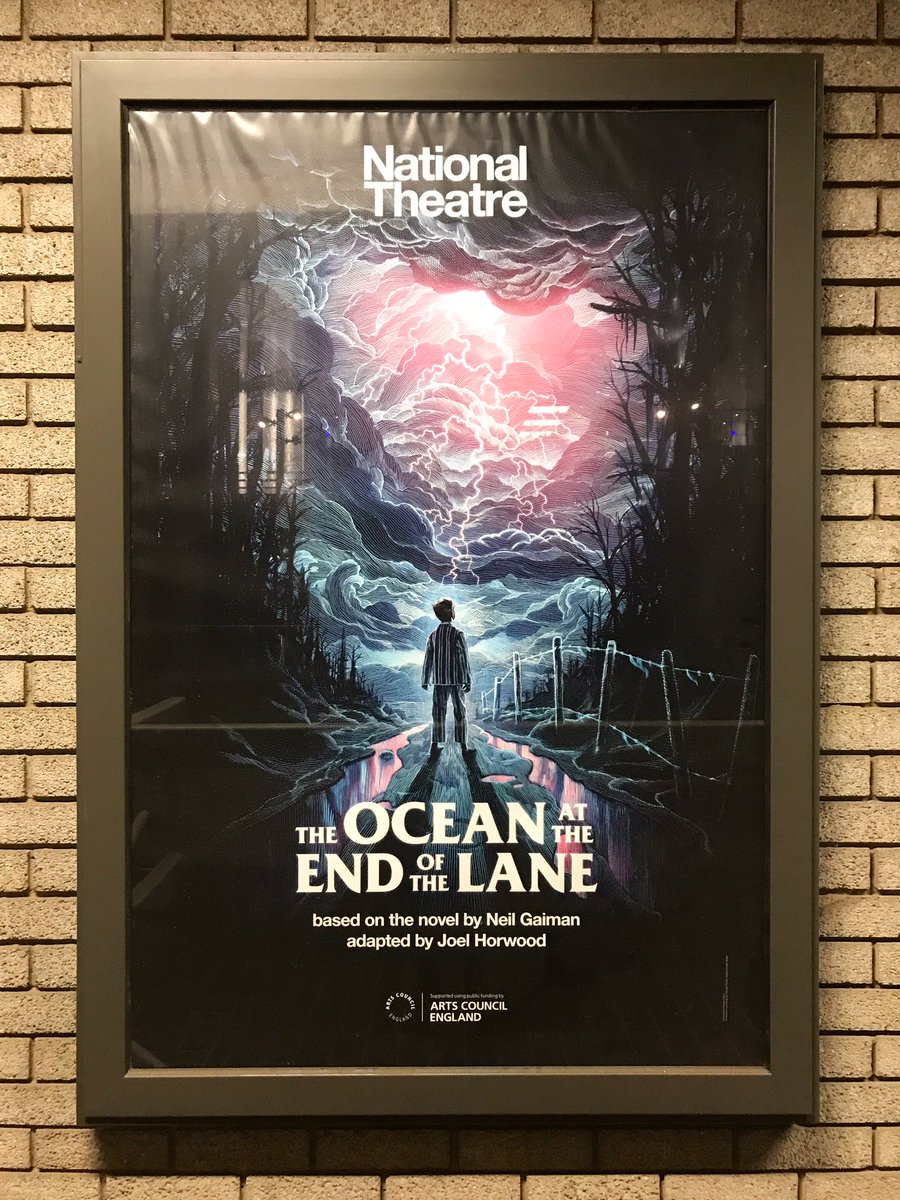 cjmaston's tweet photo. Tonight’s production of The Ocean at the End of the Lane at  @NationalTheatre was totally brilliant - full of wonder, dread, delight. I can’t wait to go back and re-read all my @neilhimself books... https://t.co/erVhyYJmoa