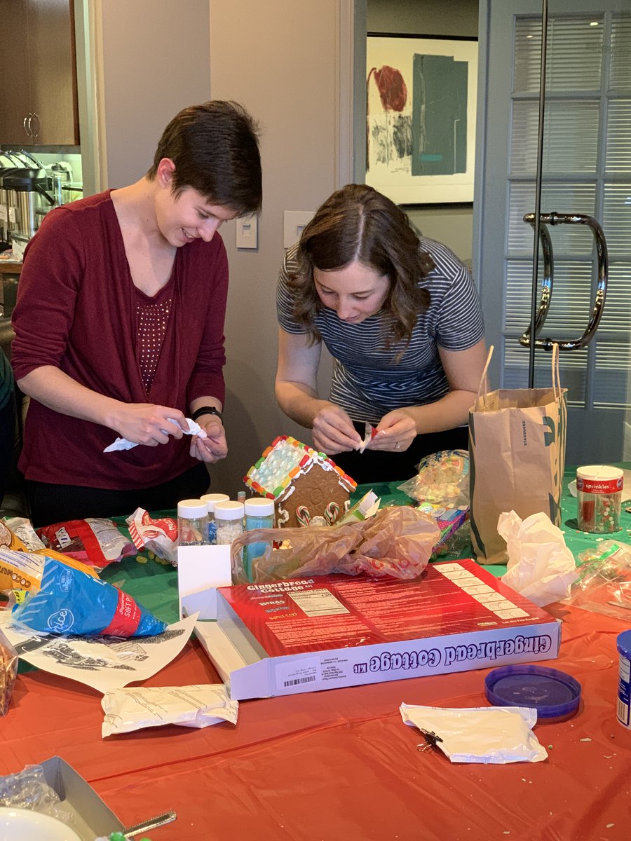 LyonsGaddis's tweet photo. We had a little holiday fun today at Lyons Gaddis, building gingerbread houses.  All had fun! https://t.co/VGa6ajGpTX