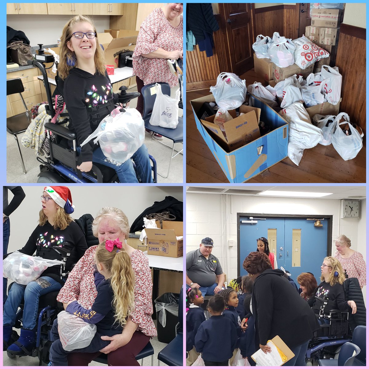 burnside4141's tweet photo. 4th year to hand out new shoes &amp; 2 pr socks to disadvantaged kindergarten &amp; pre-K classes. Sizing, ordering, buying, &amp; sorting 120 pr. Be humbled when they have no socks or wearing worn out shoes &amp; we worry about what's for dinner. #giveback #ChristmasGiving #BeTheChange #change https://t.co/0aWXs3w0pO