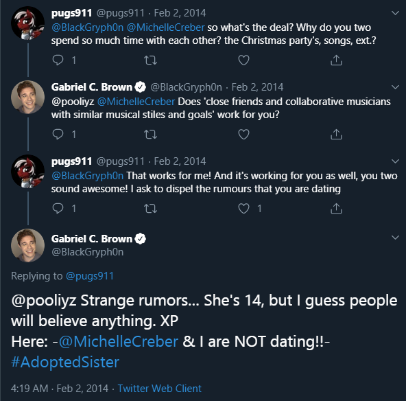 Believe it or not, people thinking this was a bit unsettling is not new. Even back then some people questioned their relationship. (In gabe's defense he has responded to these criticisms)