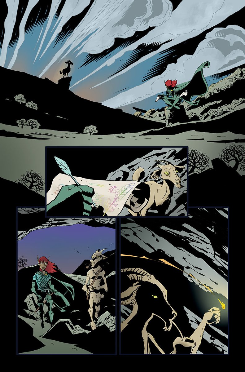 free 6 page story for the #AfterRealm Quarterly, coming from Image Comics this February: imagecomics.com…/the-after-realm-quarterly-exclusi… #fantasy #imageComics #comicbooks #elves