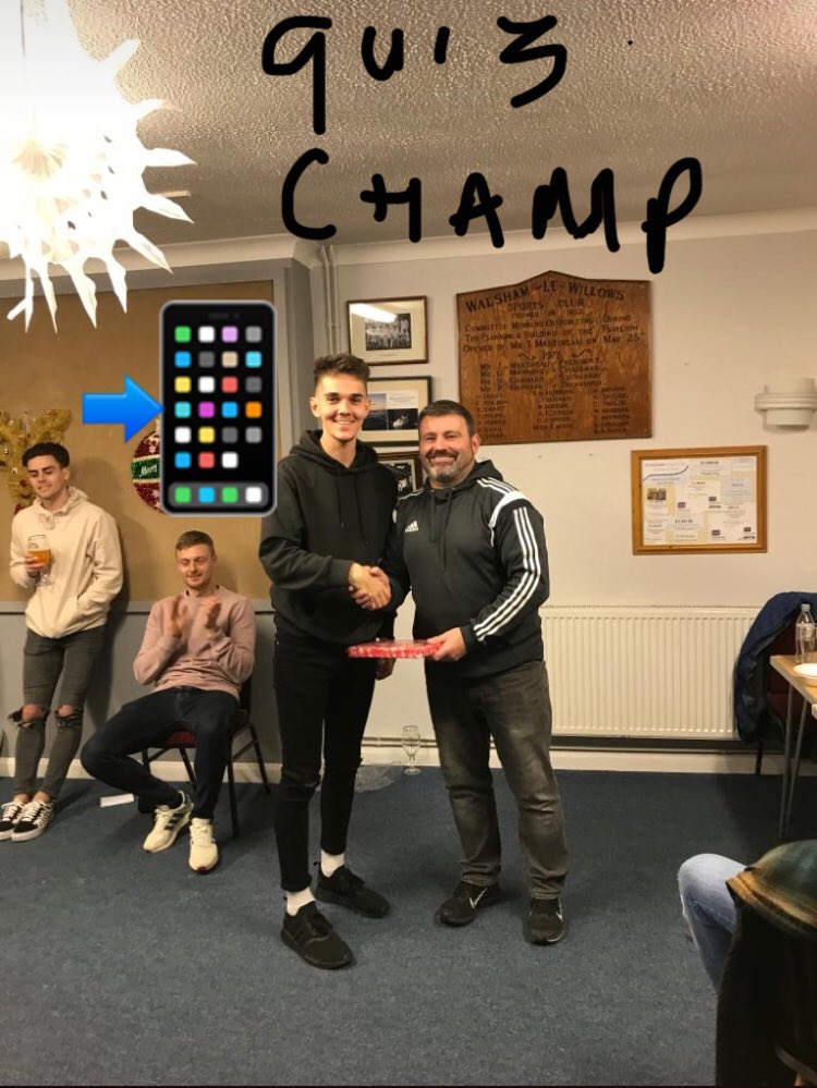 o_fergus's tweet photo. Big winners tonite @Walsham_Warbler games nite at @walshamsc ⚽️🔴🔶⚽️#utw https://t.co/g3KfKJ2DHQ