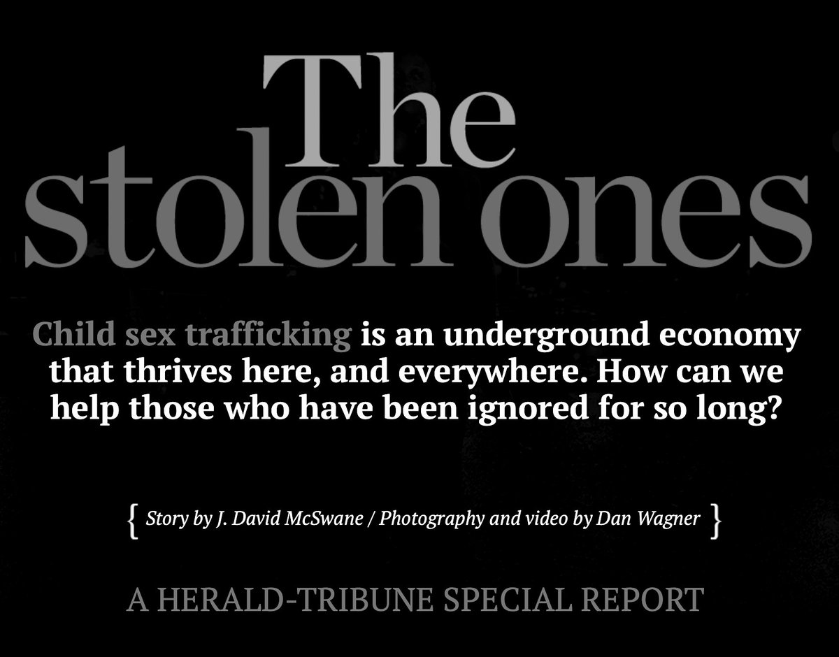 'Foster Homes And Youth Shelters Are Also Failing To Keep Victims Safe And Perpetrators Out. In Several Cases, Traffickers Have Used Foster Homes As Recruiting Pools.'The Stolen Ones' - Series Of 9 Powerful Stories Of Survivors Everyone Should Read. http://thestolenones.heraldtribune.com 